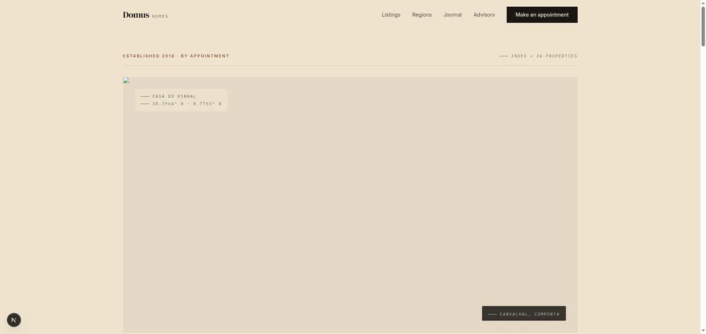Domus — Real estate + map search