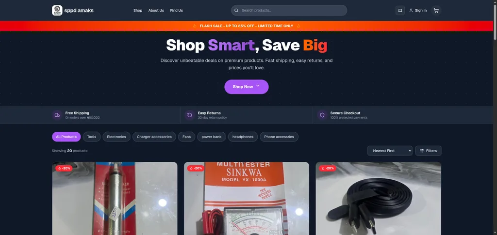 SPPD — E-commerce store